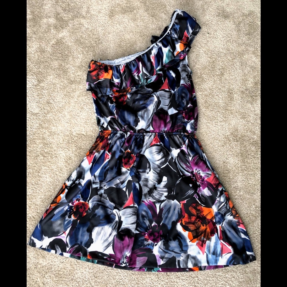 LC Lauren Conrad One Shoulder Dress